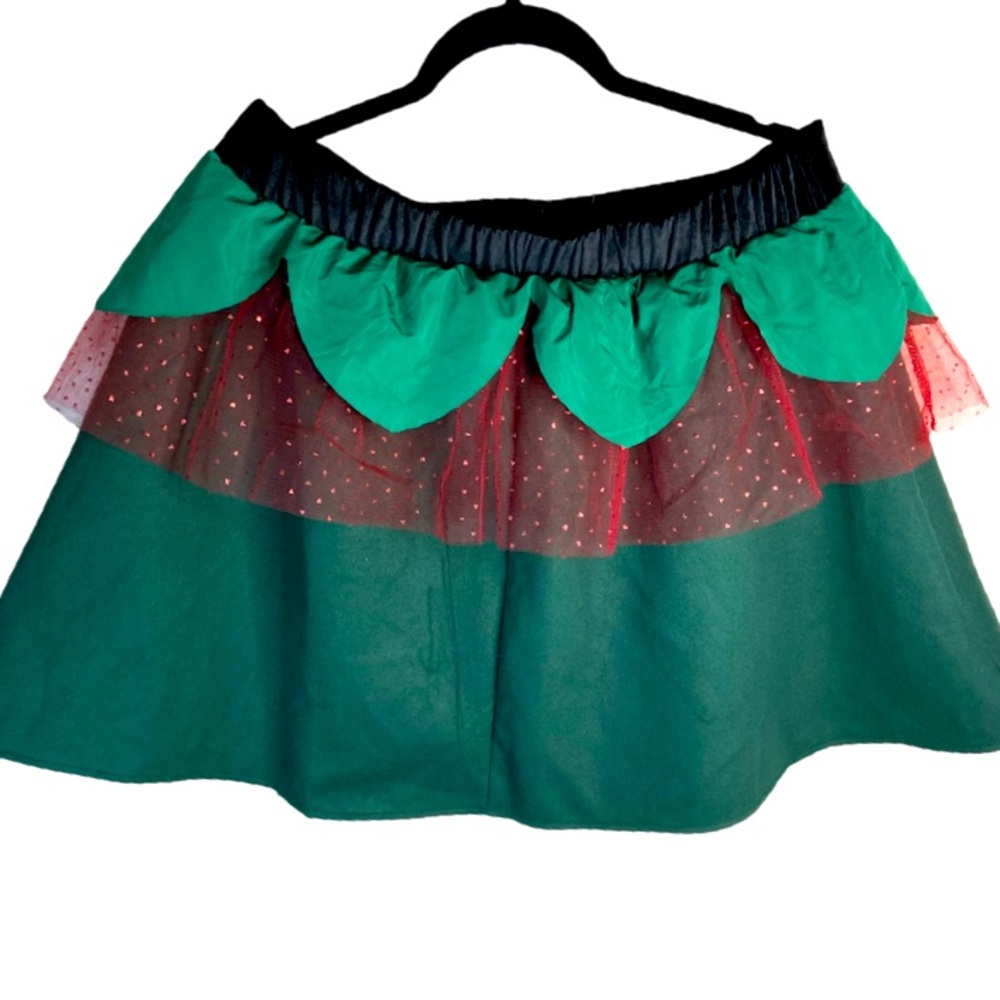 LOVE ON A HANGER Festive Elf Christmas Skirt Size XL - Picture 2 of 5
